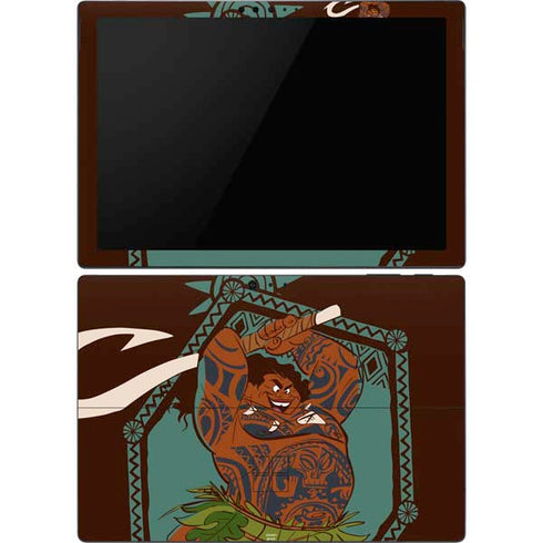 Disney Moana Maui Ready To Fight Surface Pro 6 Skin