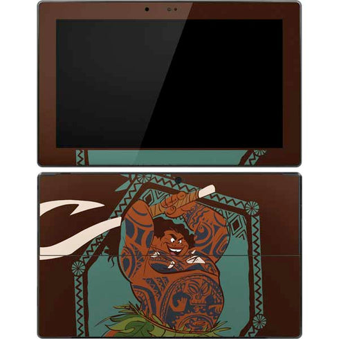 Disney Moana Maui Ready To Fight Surface Pro Tablet Skin
