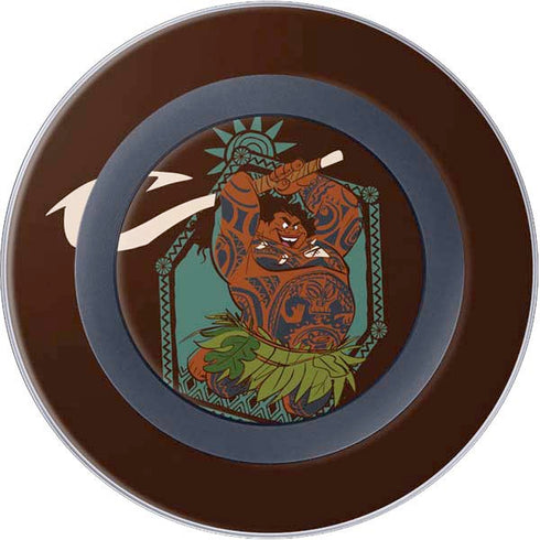 Disney Moana Maui Ready To Fight Wireless Charger Skin