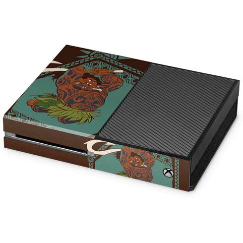 Disney Moana Maui Ready To Fight Xbox One Console Skin