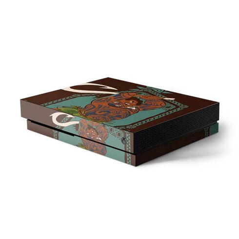 Disney Moana Maui Ready To Fight Xbox One X Console Skin