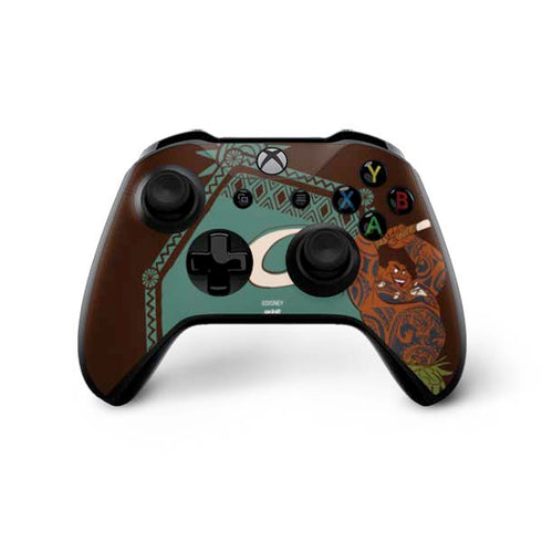 Disney Moana Maui Ready To Fight Xbox One X Controller Skin