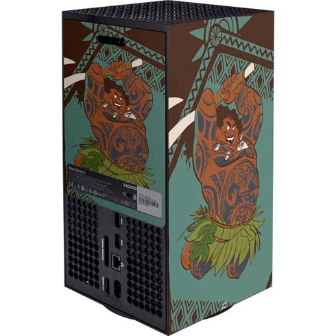 Disney Moana Maui Ready To Fight Xbox Series X Bundle Skin