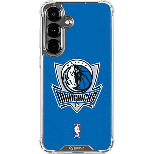 NBA Dallas Mavericks Distressed Galaxy S26 Clear Case