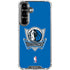 NBA Dallas Mavericks Distressed Galaxy S26 Clear Case
