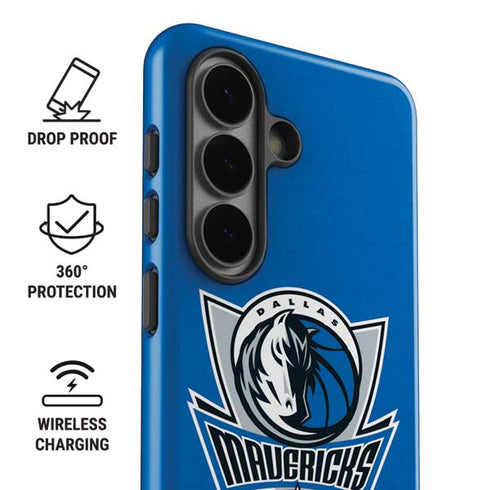 NBA Dallas Mavericks Distressed Galaxy S26 Impact Case