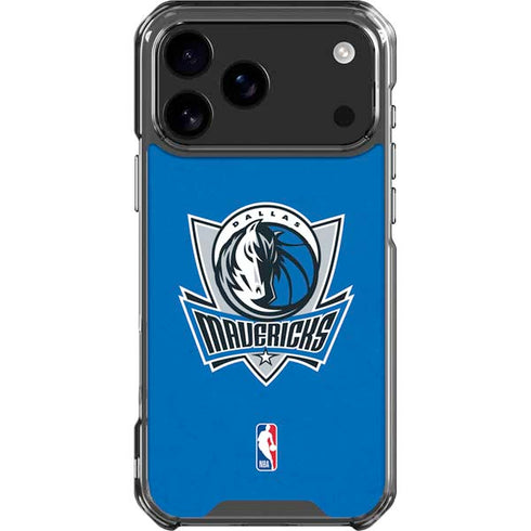 NBA Dallas Mavericks Distressed iPhone 17 Pro Max Clear Case