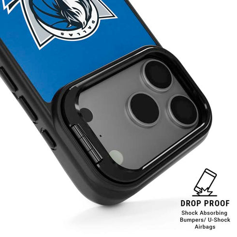 NBA Dallas Mavericks Distressed iPhone 17 Pro Max Kickstand Case
