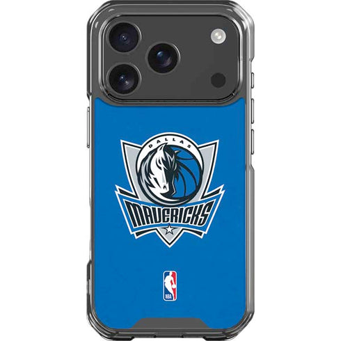 NBA Dallas Mavericks Distressed iPhone 18 Pro Clear Case