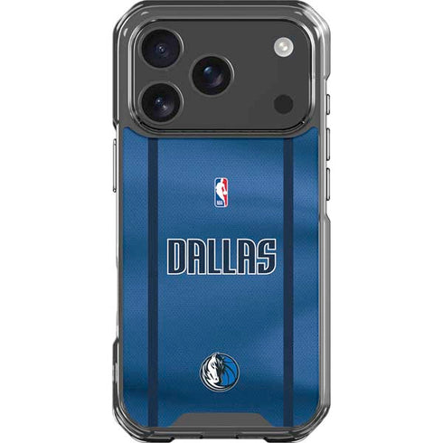 NBA Dallas Mavericks Jersey iPhone 17 Pro Clear Case