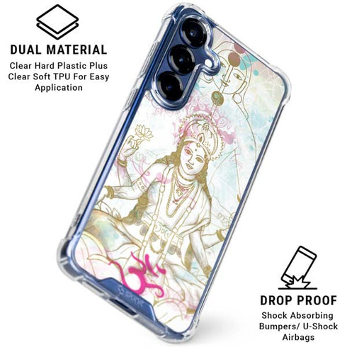 Meditation Galaxy S25 Plus Clear Case