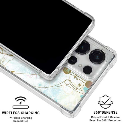 Meditation Galaxy S25 Ultra Clear Case