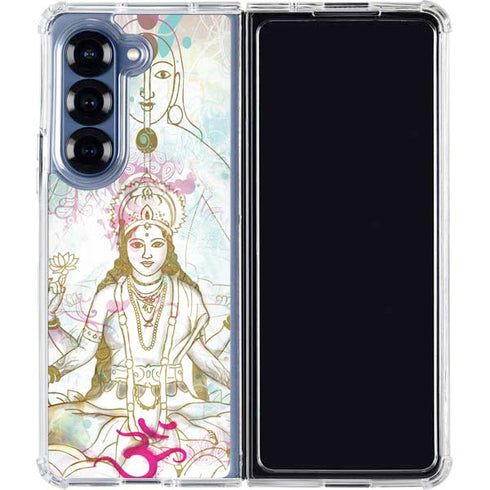 Meditation Galaxy Z Fold6 Clear Case