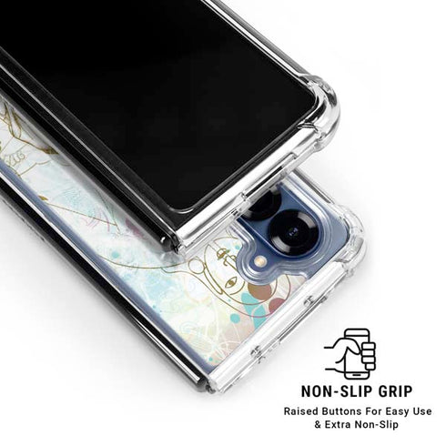 Meditation Galaxy Z Fold6 Clear Case