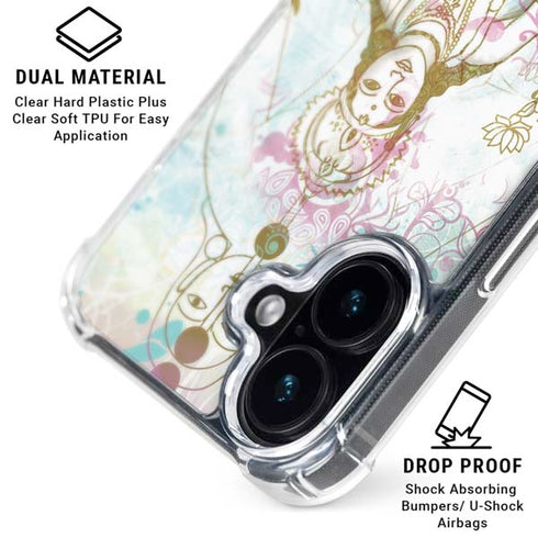 Meditation iPhone 16 Plus Clear Case