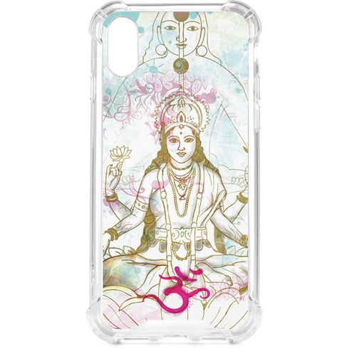 Meditation iPhone XS Clear Case