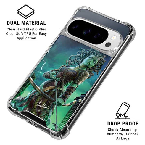 Medusa by Tom Wood Google Pixel 10 Pro Clear Case