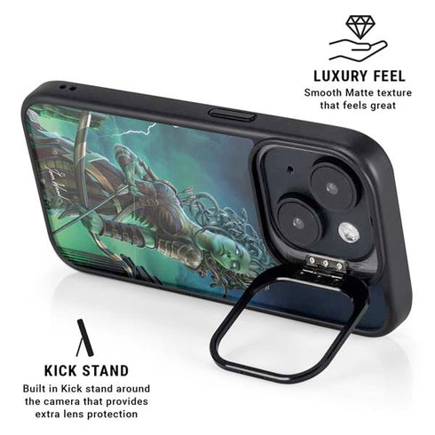 Medusa by Tom Wood iPhone 15 Kickstand Case