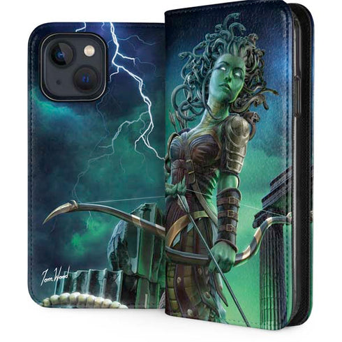 Medusa by Tom Wood iPhone 15 Plus Folio Case