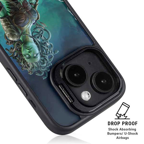 Medusa by Tom Wood iPhone 15 Plus Kickstand Case