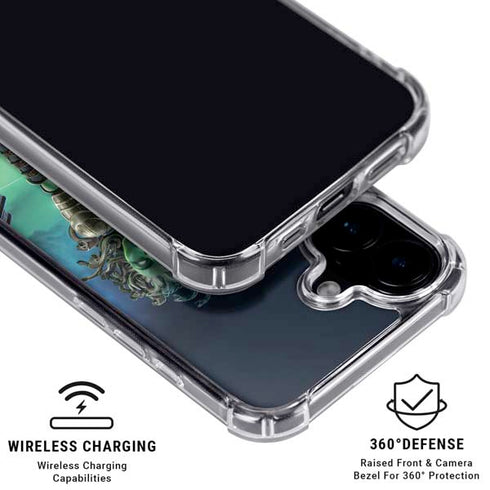 Medusa by Tom Wood iPhone 16 Plus Clear Case