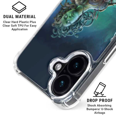 Medusa by Tom Wood iPhone 16 Plus Clear Case