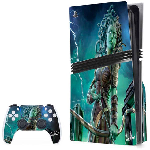 Medusa by Tom Wood PS5 Pro Disk Bundle Skin