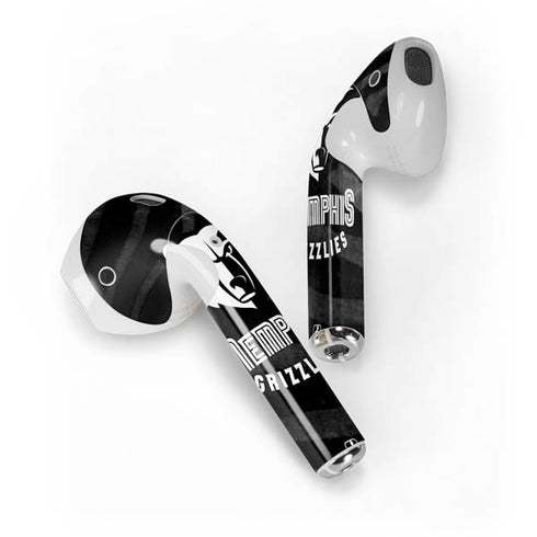 NBA Memphis Grizzlies Black Animal Print Apple AirPods Skin