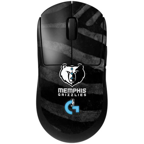 NBA Memphis Grizzlies Black Animal Print G Pro Wireless Gaming Mouse Skin