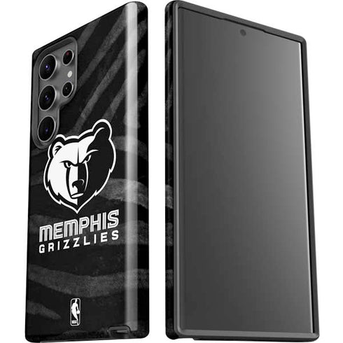 NBA Memphis Grizzlies Black Animal Print Galaxy S23 Ultra Pro Case