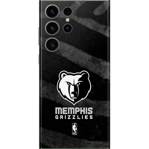 NBA Memphis Grizzlies Black Animal Print Galaxy Skins