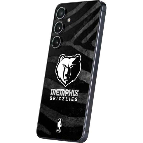 NBA Memphis Grizzlies Black Animal Print Galaxy S24 Plus Skin