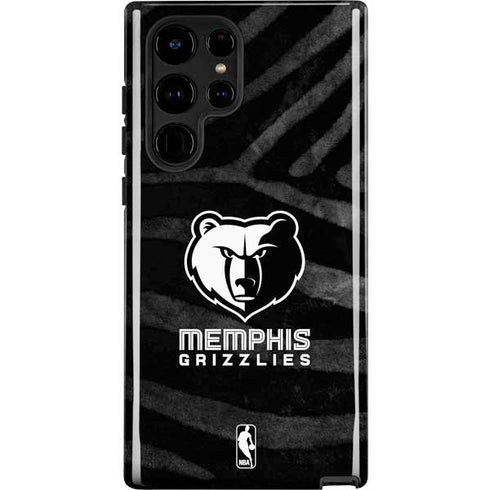 NBA Memphis Grizzlies Black Animal Print Galaxy Cases