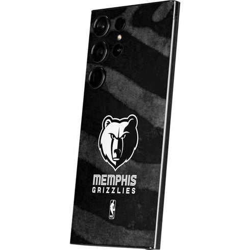NBA Memphis Grizzlies Black Animal Print Galaxy S25 Ultra Skin