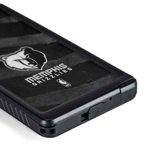 NBA Memphis Grizzlies Black Animal Print Galaxy S24 Ultra Waterproof Case