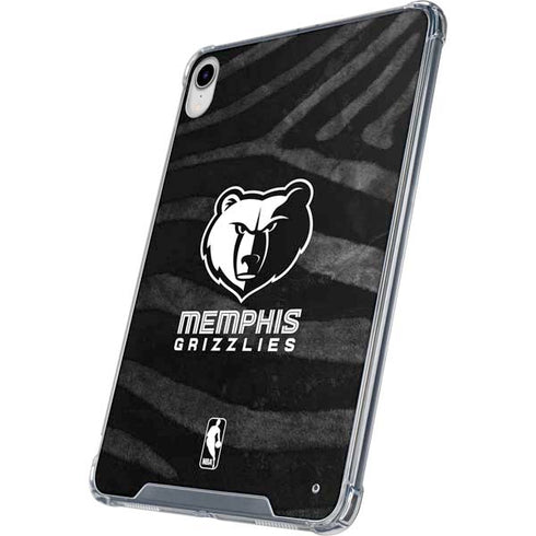 NBA Memphis Grizzlies Black Animal Print iPad 11th Gen (2025) Clear Case