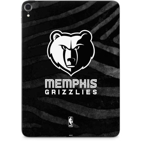 NBA Memphis Grizzlies Black Animal Print Apple iPad Pro Skin