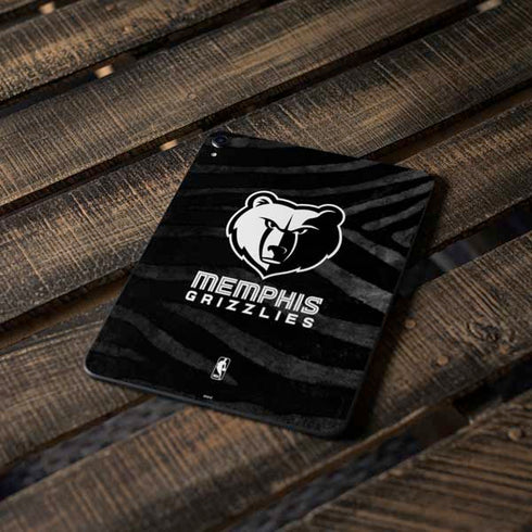 NBA Memphis Grizzlies Black Animal Print Apple iPad Pro Skin