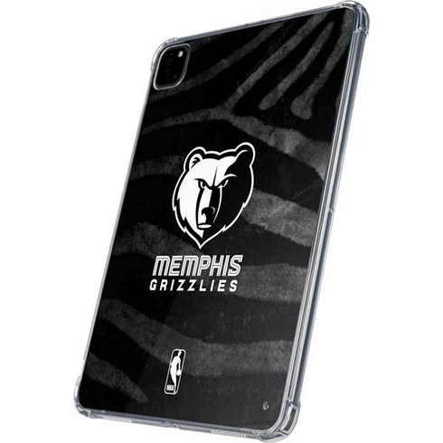 NBA Memphis Grizzlies Black Animal Print iPad Pro 11in (2024) Clear Case