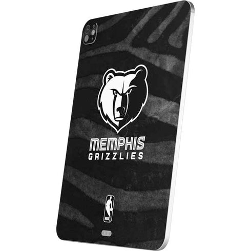 NBA Memphis Grizzlies Black Animal Print iPad Pro 13in M4 (2024) Skin