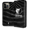 NBA Memphis Grizzlies Black Animal Print iPhone 15 Pro Max Folio Case