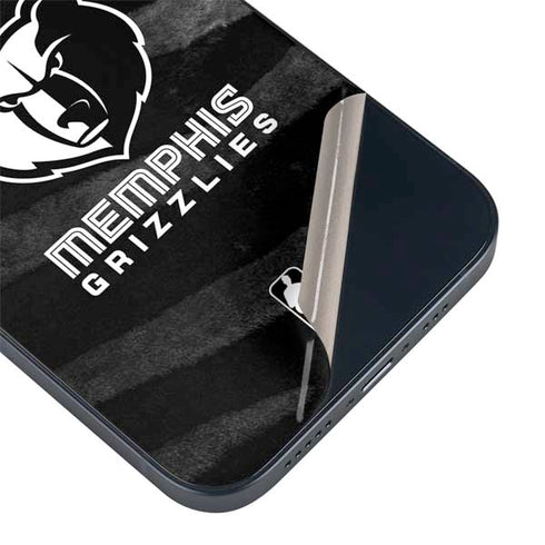 NBA Memphis Grizzlies Black Animal Print iPhone 15 Skin