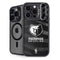NBA Memphis Grizzlies Black Animal Print iPhone 16 Pro Max Kickstand Case