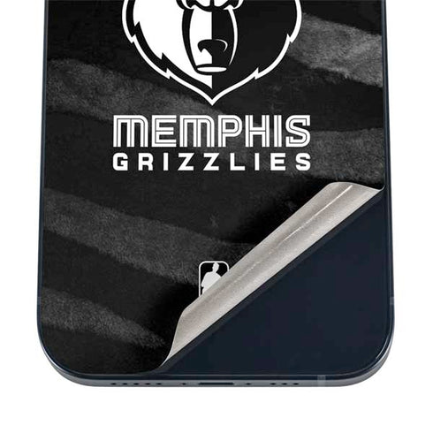 NBA Memphis Grizzlies Black Animal Print iPhone 16 Skin