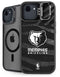 NBA Memphis Grizzlies Black Animal Print iPhone 16e Kickstand Case