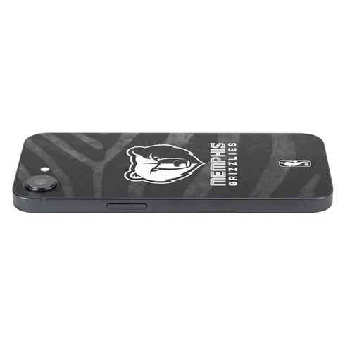 NBA Memphis Grizzlies Black Animal Print iPhone 16e Skin