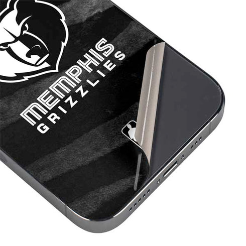 NBA Memphis Grizzlies Black Animal Print iPhone 16e Skin