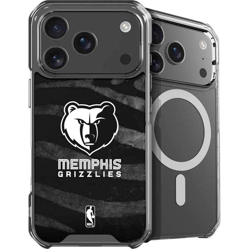 NBA Memphis Grizzlies Black Animal Print iPhone 18 Pro MagSafe Case