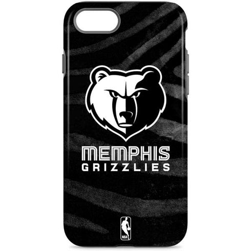 NBA Memphis Grizzlies Black Animal Print iPhone Cases