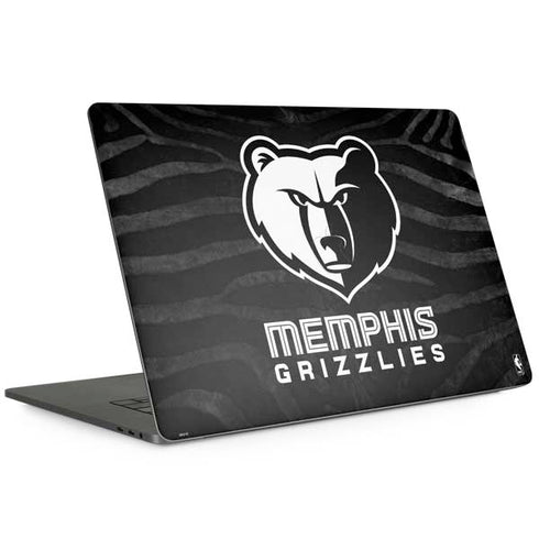 NBA Memphis Grizzlies Black Animal Print MacBook Skins
